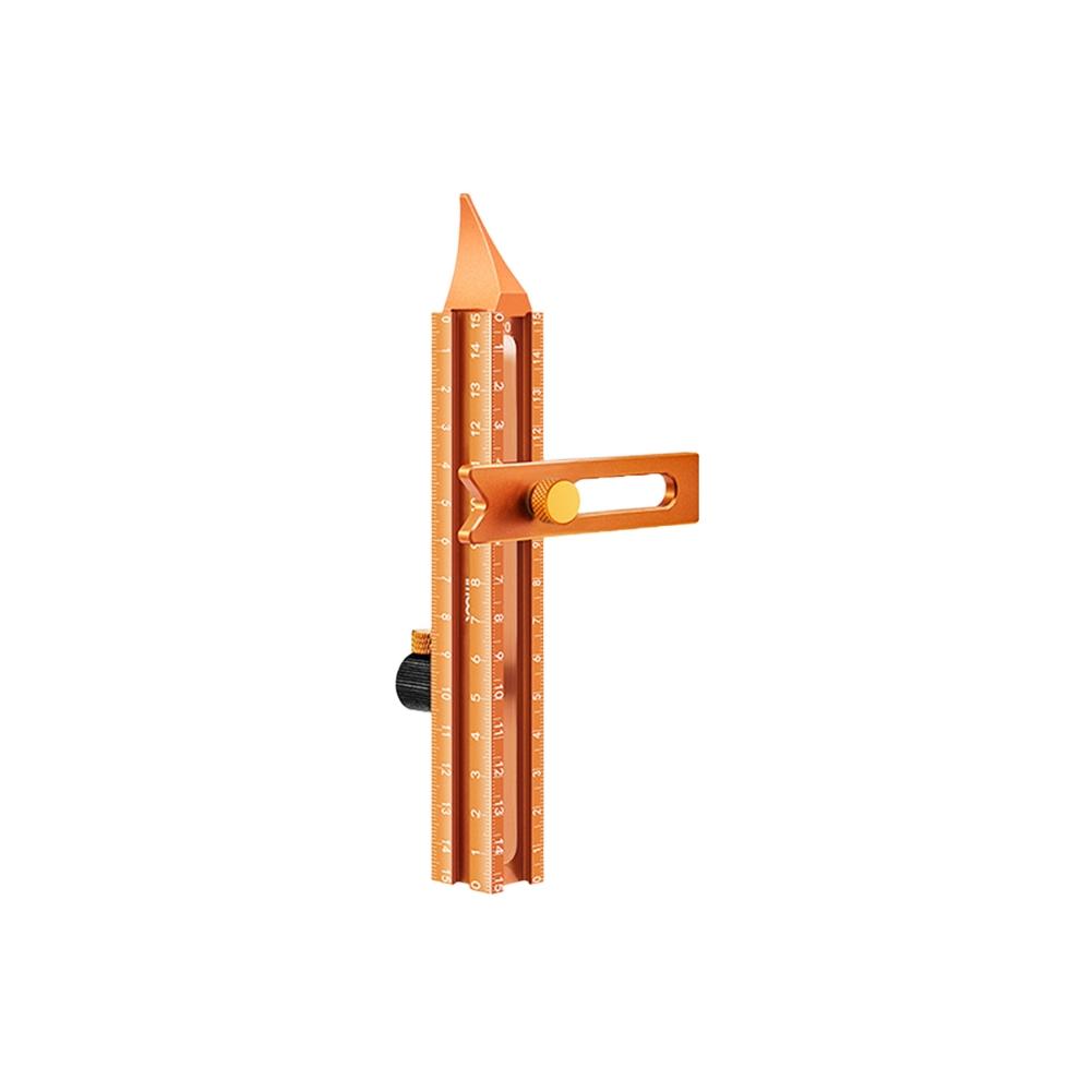 4Sided Magnetic Stud Finder Tool with Strong Magnet for Stability and Precision Marking in Drywall and Ceiling Installations