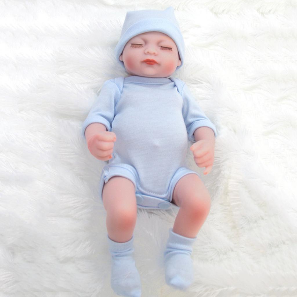 28cm Rebirth Baby Doll Intimate Companion Toddler Popular Hand Washable Realistic Doll with Moving Arm&Leg Handmade Doll