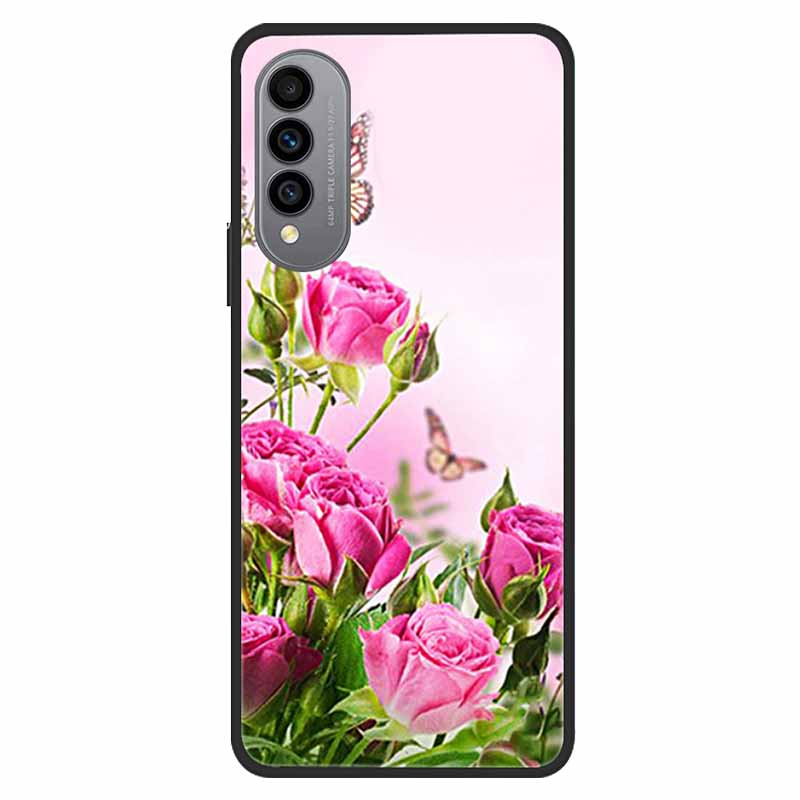 For WIKO T50 Case T 50 Soft silicone TPU Back Cover For Wiko T50 W-P861-01 W-P861-02 Phone Case WikoT50 Black Protective Painted