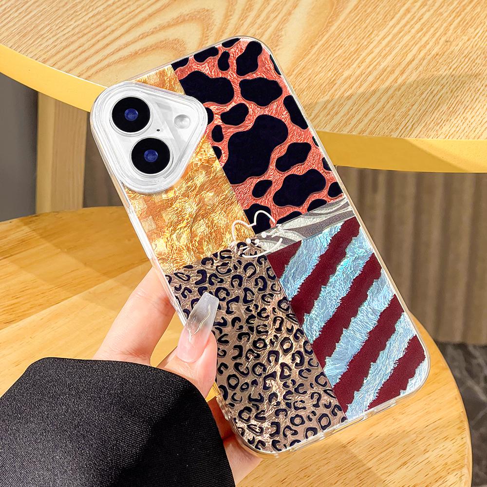 Phone Case for iPhone 11 13 16 Pro Max iPhone 14 15 Pro Max 12 13 Pro Max 16 Plus  13 Pro 14 Pro Glacier Pattern High-grade Color