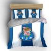 Rayas azules, escudo FCP. Juegos de cama Juegos de fundas nórdicas Fundas nórdicas Fundas de almohada(1 * Funda de edredón 2 * Fundas de almohada sin relleno de edredón)
