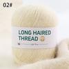 Filato di Pile di Visono a Pelo Lungo 50G Cappello Sciarpa Giacca Lavorati a Mano Moda Autunno Inverno Filato