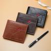 Nouveau portefeuille pour homme Portefeuille court pour homme Portefeuille tendance pour jeune Grande capacité Portefeuille durable