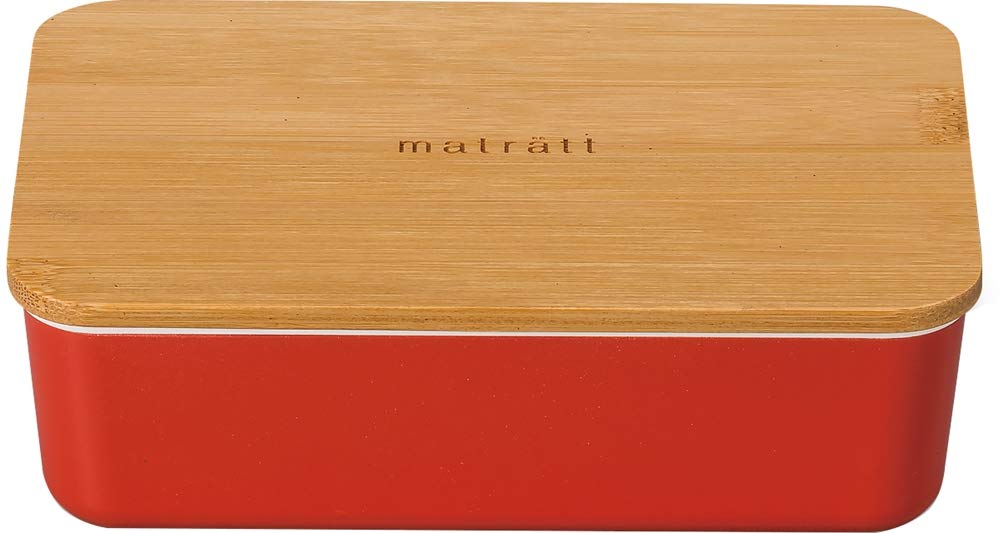 

Masakazu Antibacterial Lunch Box Matratt Long Angle Single Tier Lunch 600ml Red красный