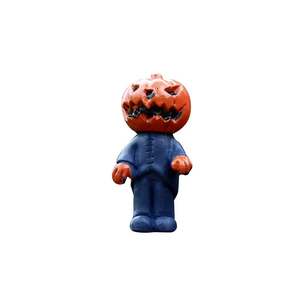 Halloween Mini-Figure Dolls: 16 Cartoon Horror Characters for Desktop Display