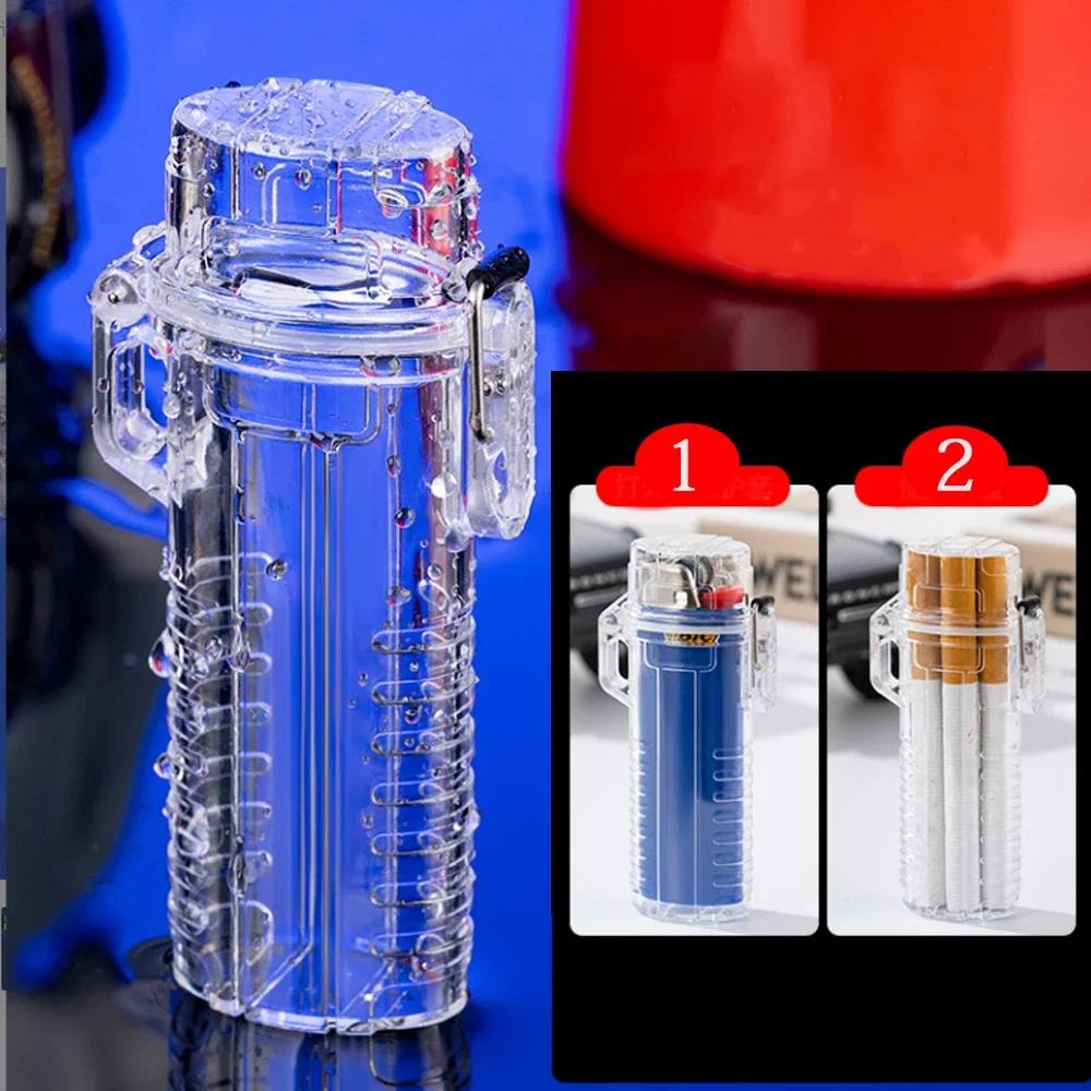 Ordinary lighter waterproof lighter box cigarette box lighter clip