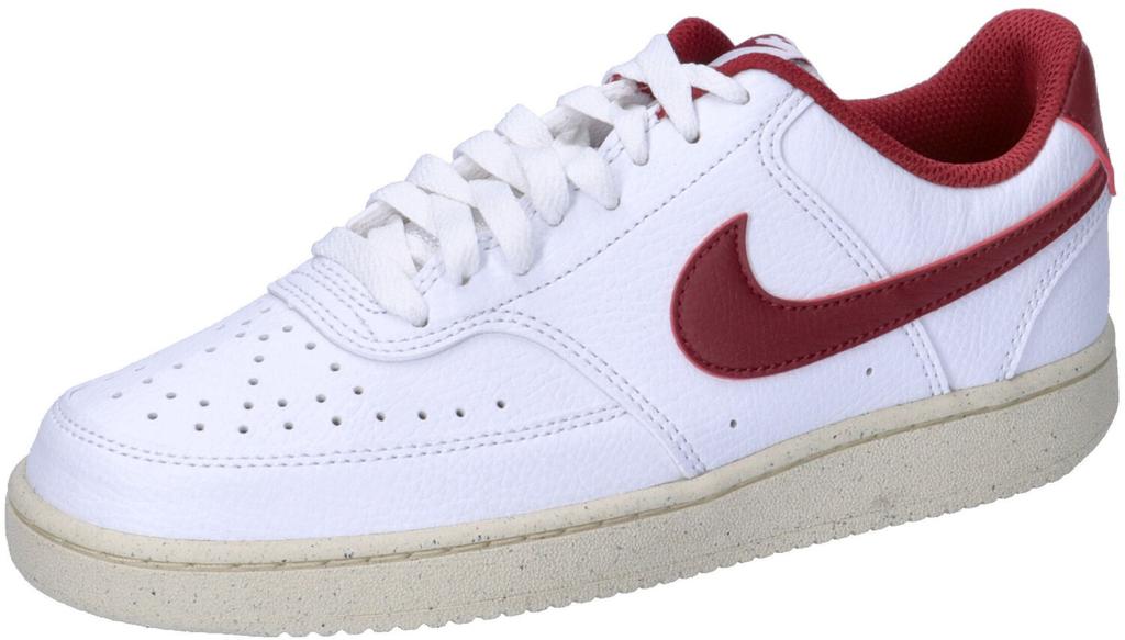 Кроссовки Nike Court Vision Low Next Nature Women белый/муслин/металлическая золотая звезда/командный красный