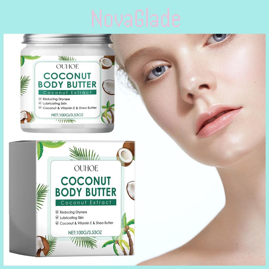 Nourishing Ouhoe Coconut Body Moisturizing Cream For Hydrating And Brightening Skin