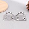 2Pcs Universal Square Eye Plate With Round Ring Stainless Steel Ship Bolt Seat Fixing Buckle Marine Sunshade Sail Accessories