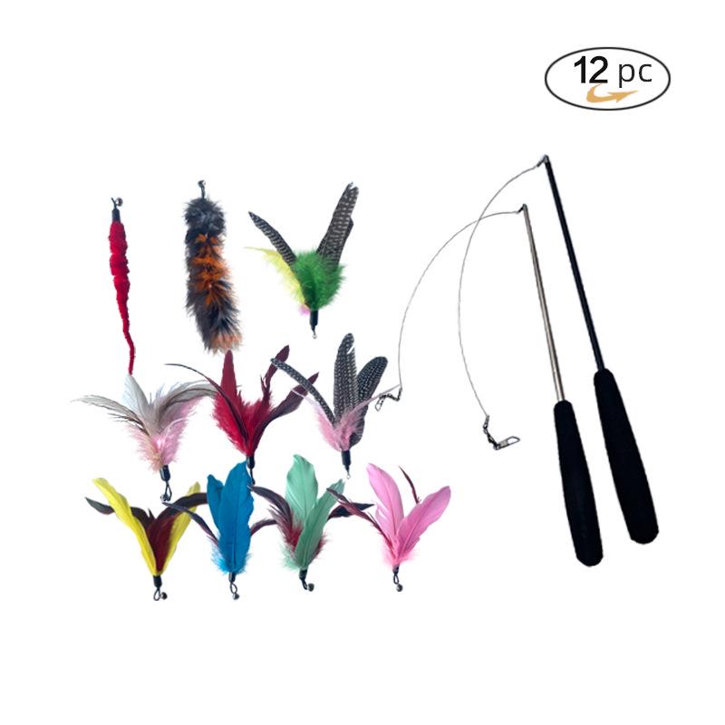 Set Giocattoli Stimolanti per Gatti - Giocattoli Interattivi per Animali Domestici, Disponibili in Quantità Sufficiente con Sconto
