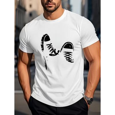 European Sizes Men'S Crew Neck Short-Sleeve T-Shirt | Machine Washable, Comfortable and Breathable for All Seasons