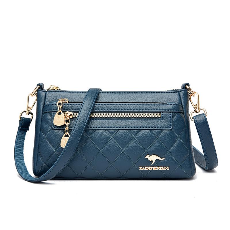

Women s bag simple and fashionable women s portable shoulder crossbody small square bag синій