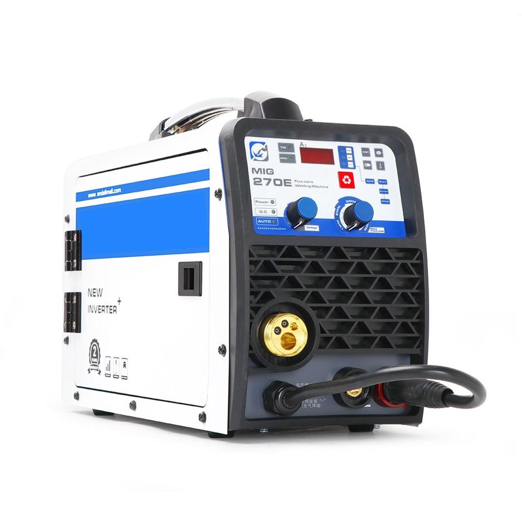 220V IP21S MIG-270E MIG/LIFT TIG/MMA 3 IN 1 Multifunctional Portable Intelligent Welding Machine Support No Gas Welders EU Plug
