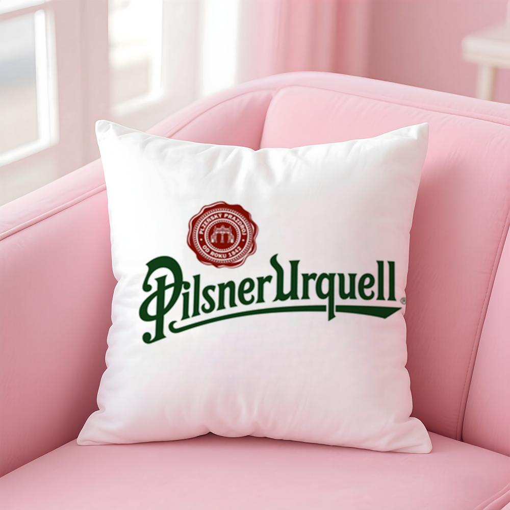 

Brand P-Pilsner UrquellS Cushion Cover Comfortable Reversible Pillow Cover Ideal for Car Sofa Bedroom & Beyond 12x12Inch