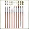 Japanese Professional Nail Art Brush Set: Extra Fine Detail, Gel Polish, and Liner Brushes for Salons