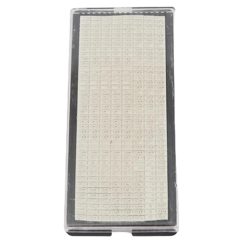 3/4/6.4mm Type Stamp DIY Rubber Scrabble Board Digital Letter Stamp DIY Cut Paste Reusable Stamping Arts Sewing