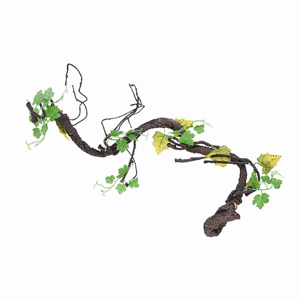Artificial Reptiles Vine Climber Jungle Forest Bend Branch Terrarium Cage Decor