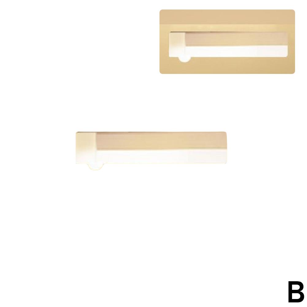 1pc Motion Sensor Night Light Wireless USB Rechargeable with Warm/White Light for Room Cabinet Closet Corridor Stairs