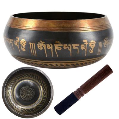 Tibetská zpívající mísa sada zvukové mísy meditace Nepál hudební mísa buddhismus pro meditaci jóga úleva od stresu Tibet měděná mísa