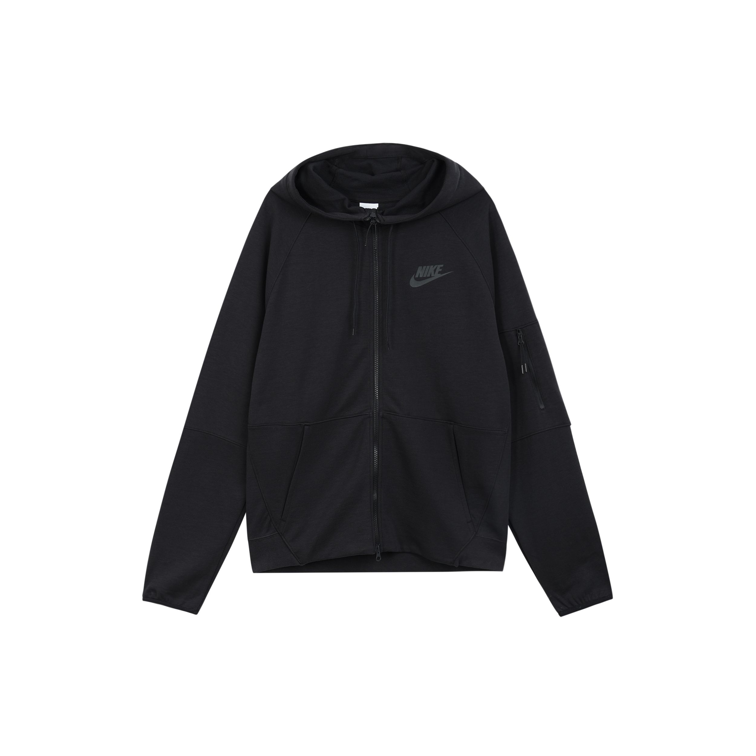 Nike Sportswear Men s Logo Full-Zip Hooded Jacket Black DR8911-010 L