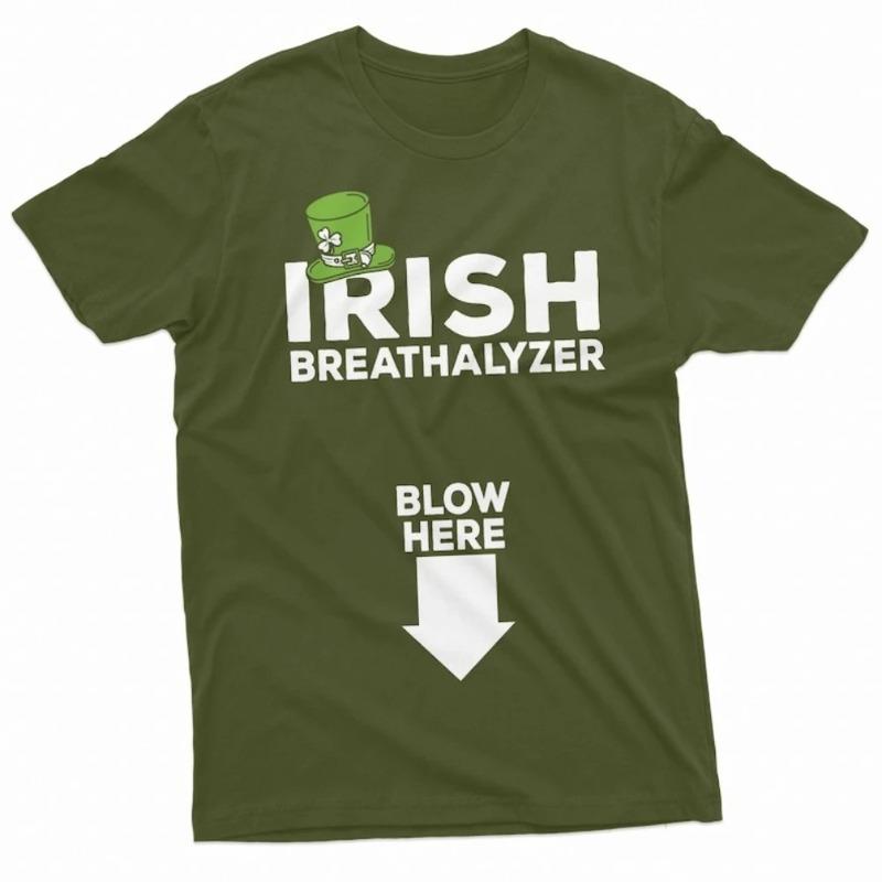Irisches Alkoholtest-T-Shirt Patriotisches Shirt Lustiger St. St. Patrick's Day Herren T-Shirt Saint Paddy Shirt Irland Irischer Liebhaber Geschenk