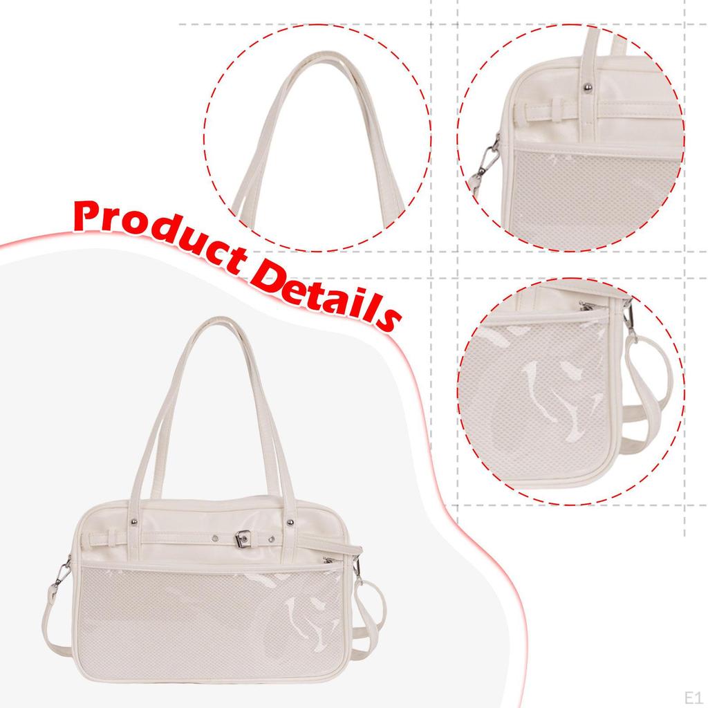 Japanese Stylish Shoulder Bag Elegant Top Handle Versatile Portable JK Handbag