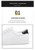 Unisex Lightweight White Sneakers for Wide Feet - Casual Flat Shoes In European & American Styles