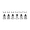 6Pcs Guitar Tuners Knob Enclosed Simple Installation Wear Proof Electric Guitar String Knob Tuning Pegs