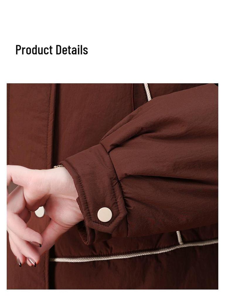 Women's Winter 2024 Hooded Cotton-Padded Casual Jacket – Loose Fit, Short, Thick, and Warm Fashion Coat