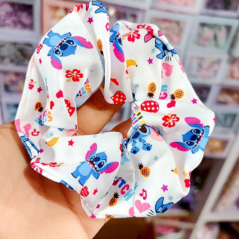 

Anime Stitch Scrunchies Hair Band Cute Cartoon Stitch Hair Tie High Ponytail Rubber Band Accessories Headwear Gifts (As shown-27658)-