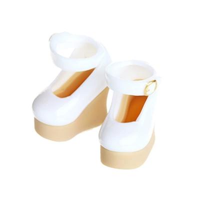 Obitsu Manufacturing Co., Ltd. 11cm Body Wedge Soles with Belt, White 11SH-F007WH-WB