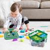 Stackable Building Blocks Storage Box Dustproof Particle Holder Sealed Storage Jars  Household