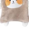 Towel Dog Pattern Coral Fleece Strong Water Absorption Fast Drying Hanging Hand Towel Brown