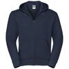 Russell Mens Authentic Full Zip Hooded Sweatshirt / Hoodie