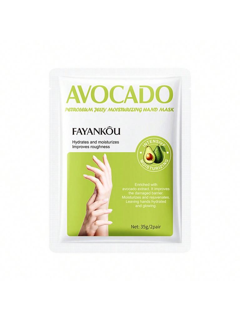 1/3/5Pairs Set AVOCADO HAND MASK Improves Roughness. Eliminate Fine Lines On Hands And Brighten Skin