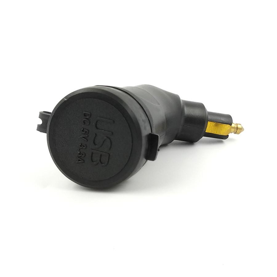 For BMW Hella Motorcycle Cigarette Lighter Socket 5V 3.3A Portable Dual USB Power Adapter Plug with Anti-dust Cover For iPhoneDescription: