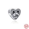 Neastamor Silver 925 Sparkling Blue Star Santa Claus Dangle Charm Bead Fit Original  Bracelet Pendant DIY Jewelry Women