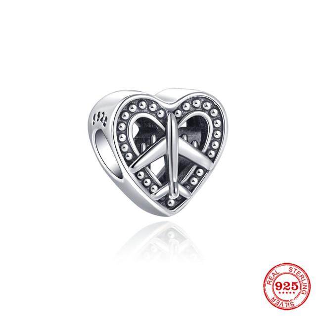 Neastamor Silver 925 Sparkling Blue Star Santa Claus Dangle Charm Bead Fit Original  Bracelet Pendant DIY Jewelry Women