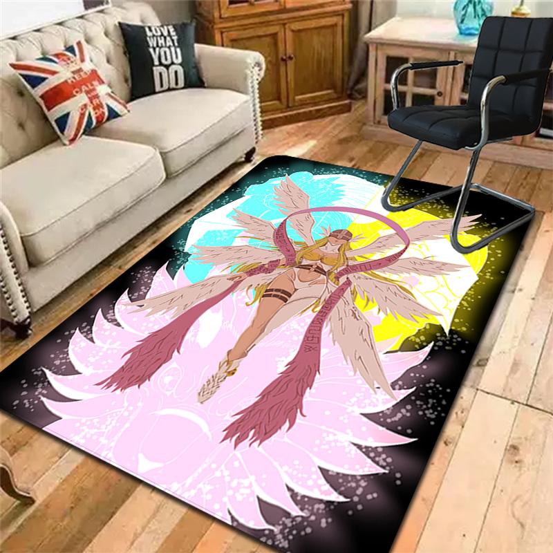 Ophanimon Rug Floor Mat for Living Room or Bedroom Soft and Comfortable Carpet a Gift for Birthday and Holiday.