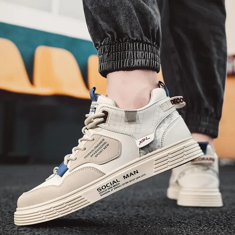 Moda Męskie Casualowe Sneakersy Buty Wulkanizowane Męskie Buty Sportowe do Chodzenia Outdoorowe Sneakersy Męskie Sneakersy Miękka Podeszwa Buty do Chodzenia 2024