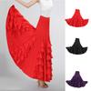 Ballroom Dance Dresses Practise Dancing Dress Modern Waltz Tango Skirt - Purple, As Described