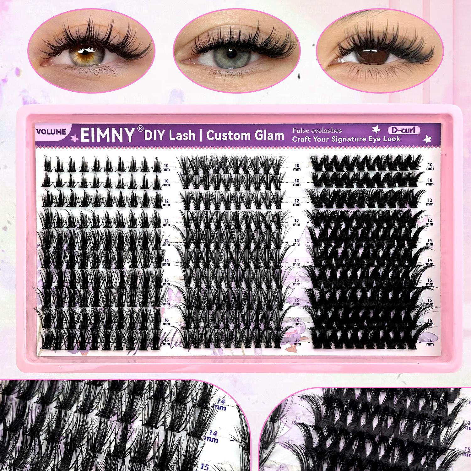 

30D40D50D Segmented Eyelashes False Eyelash Set New Eyelashes 300 Tufts Of Hair