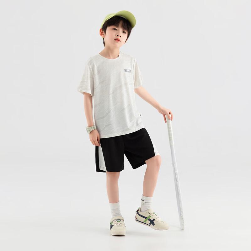 DuoDuoJia Boys  Cloud Camo Ice-Feel T-Shirt & Shorts Set 120