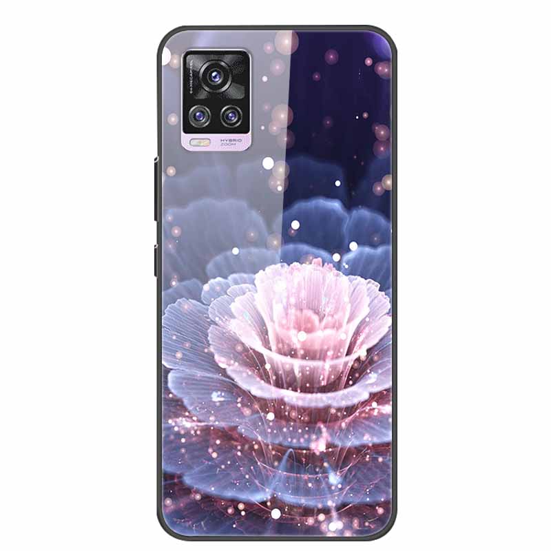 6.44" Tempered Glass Case For Vivo V20 Pro Case V 20 Pro Soft Bumper Hard Back Cover For Vivo V20 Pro 2020 Phone Case Coque Para