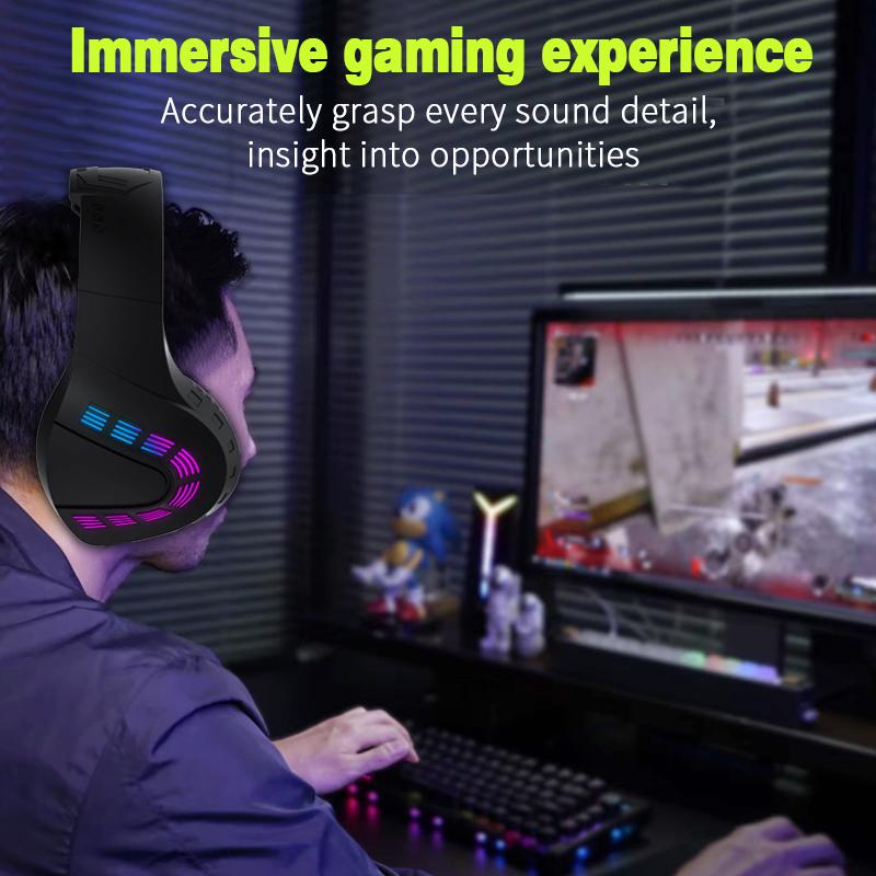 Headphones 3.5mm Wired Gaming Headset Earphones Music For PS4 Play Station 4 Game PC Chat computer With Microphone