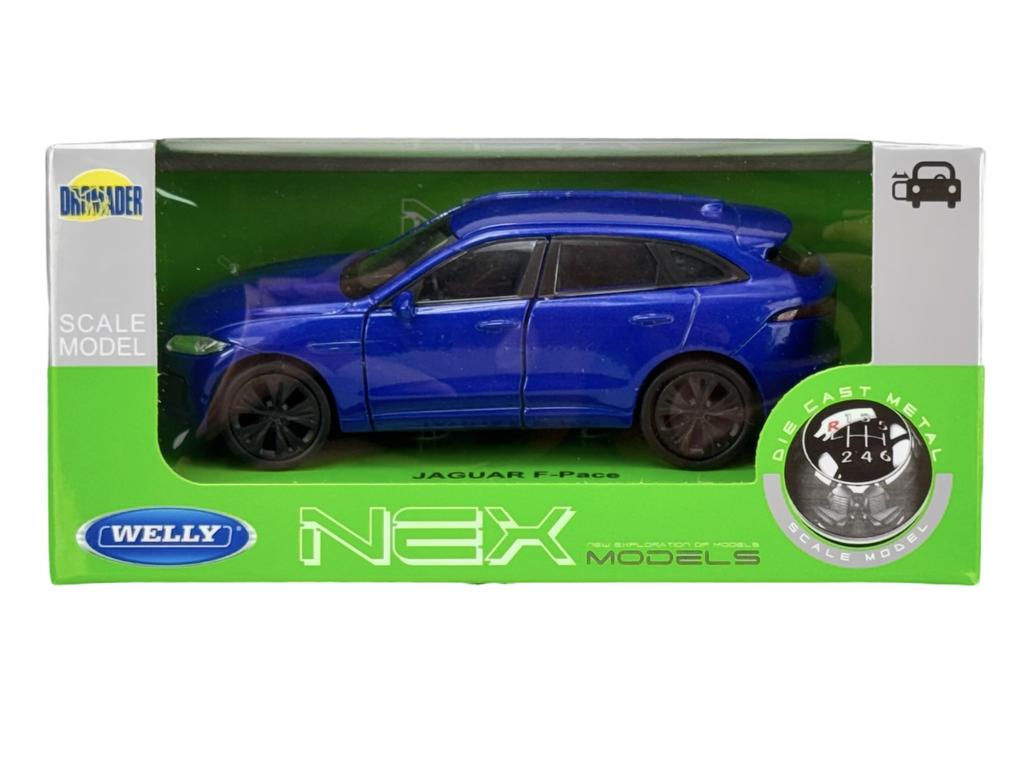 WELLY JAGUAR F-PACE BLUE 1:34 43726