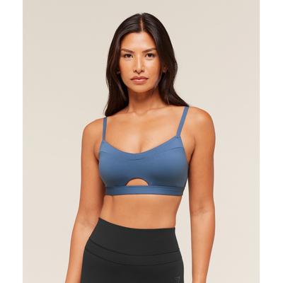 Balcony Peekaboo Sports Bra Compound Blue B4b6j Udrk