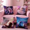 A-Abominable Personalized Cushion Cover Plush Fabric Soft Double-Sided Printed Sofa Warm Winter Home Gift Pillow Case