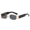 Fashion Punk Square Sunglasses Women Luxury Brand Small Frame Sun Glasses Female Rectangle Metal Mirror Oculos De Sol Feminino