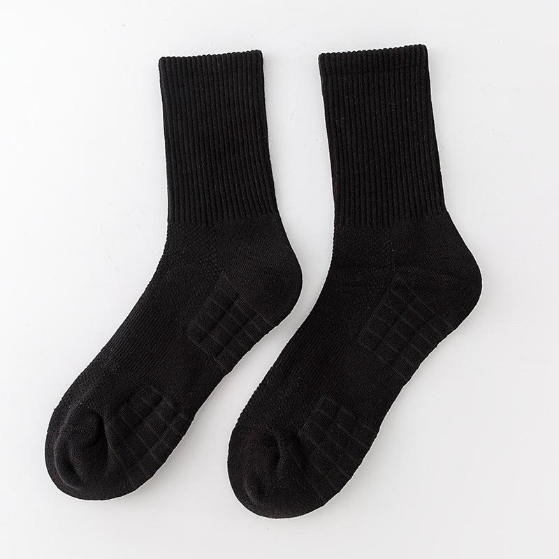 

Мужские весенне-осенние махровые носки, дышащие, влагоотводящие, бесшовные, для баскетбола и спорта, хлопковые 1 pair